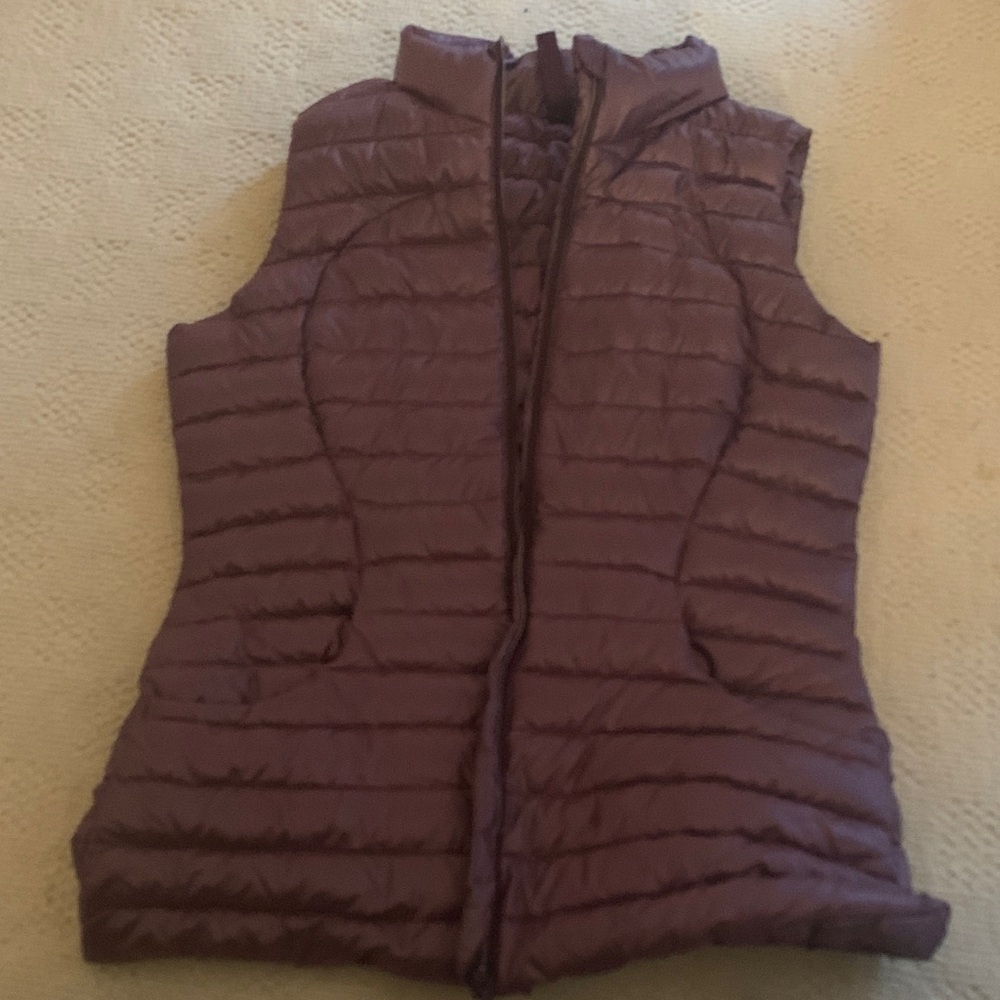 Lululemon Athletica Plum Puffer Vest